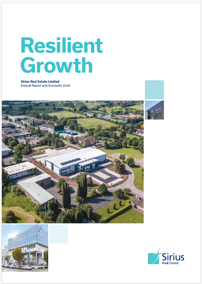 Sirius Real Estate Annual Report cover