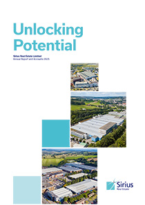 Sirius Real Estate Annual Report cover
